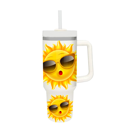 Custom Design Tumbler with Handle - Personalized Drinkware | KZA Impressions